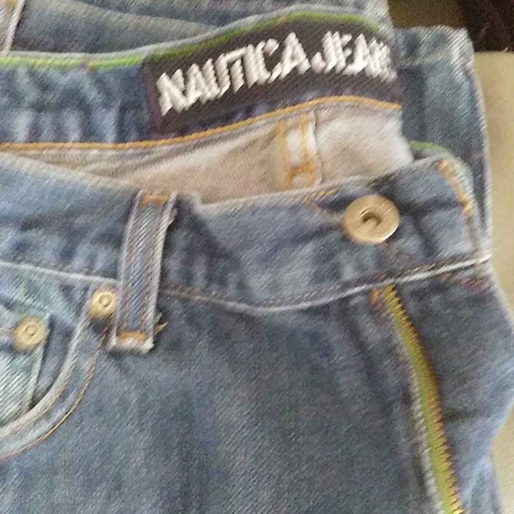 Nautical brand blue jeans